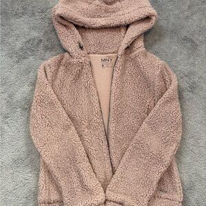 Marc New York Dusty Mauve Sherpa Jacket